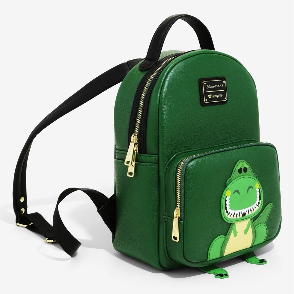 Loungefly Disney Pixar Toy Story Rex Mini Backpack Rare NWT - Picture 2 of 5